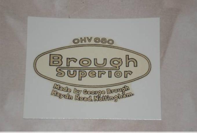 Brough Superior OHV 680 Abziehbild 1930/36
