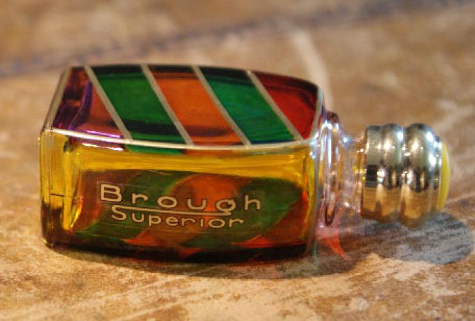 Brough Superior Venetian Glass Perfume Bottle. From in Murano