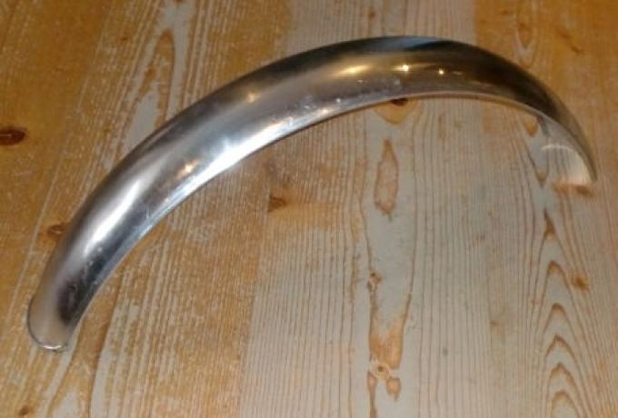 Front Mudguard 4x19" unpolished Alloy flat C-Section