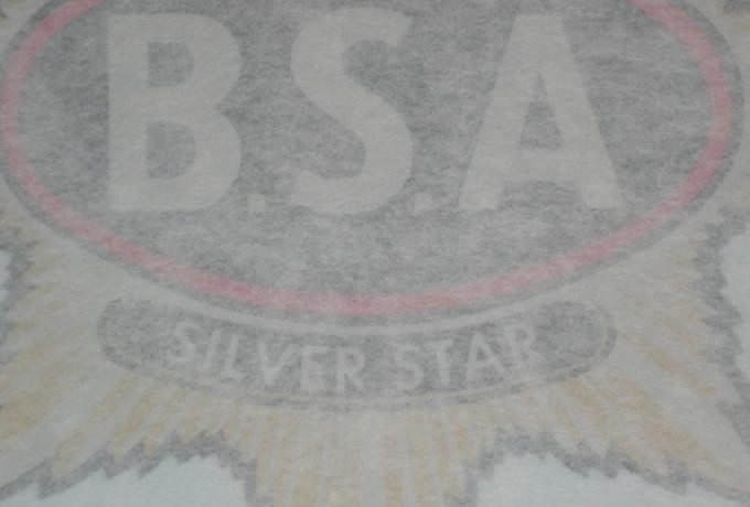BSA Silver Star Tank Transfers pre 1939 /Pair