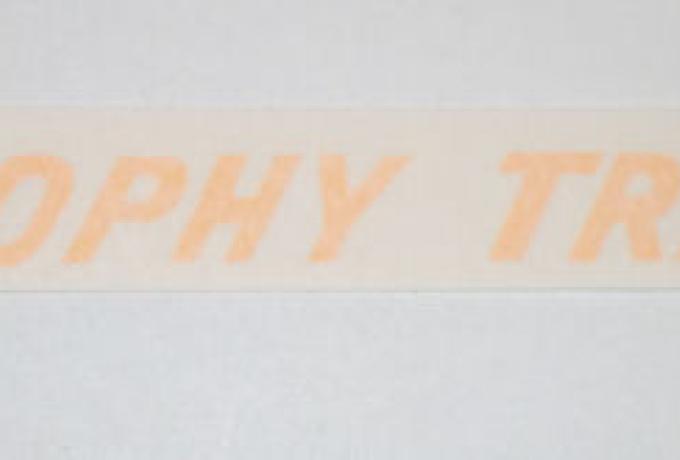 Triumph "Trophy Trail" Panel Aufkleber 1973