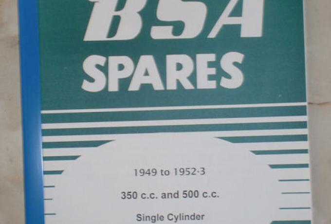 BSA B31/B33 1949-53 Teilebuch