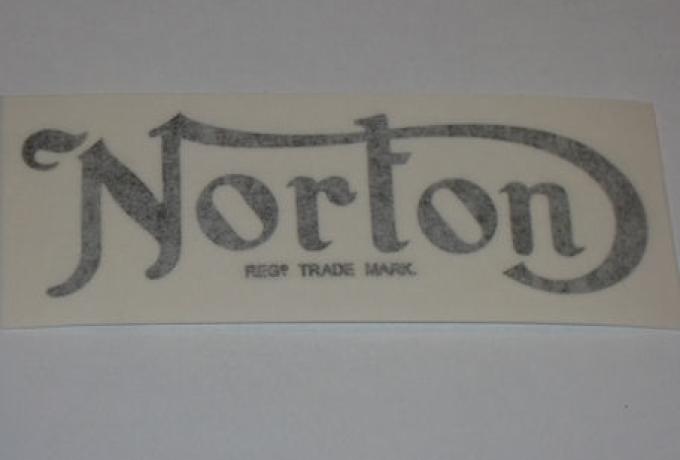 Norton Tank Aufkleber ab 1930