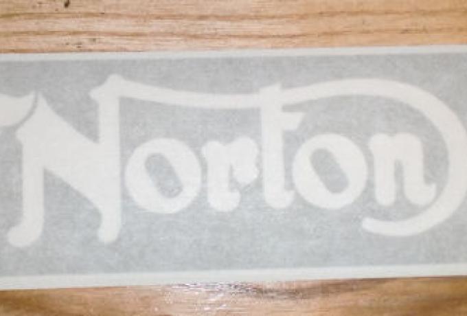 Norton Stencil Aufkleber für Sitzbank 