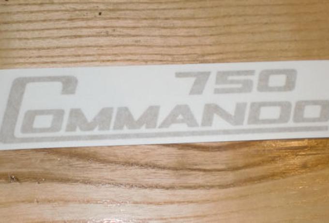 Norton Commando 750 Tank Sticker gold