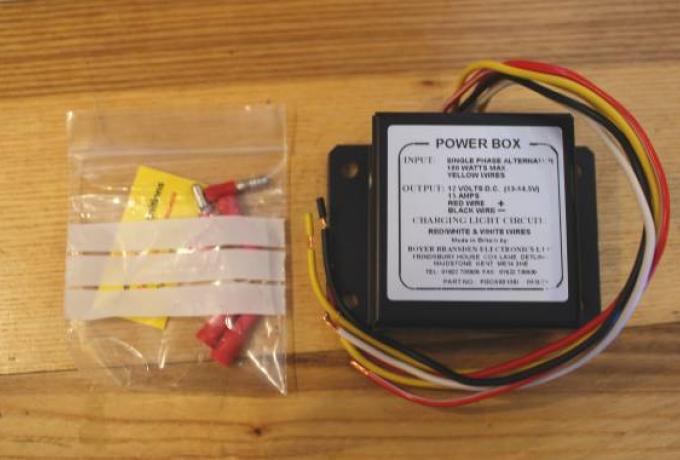 Boyer Power Box single Phase with charg. light 12V