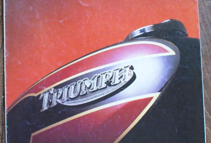 Triumph 'The new feeling of Triumph created by Craftsmen, Prospekt
