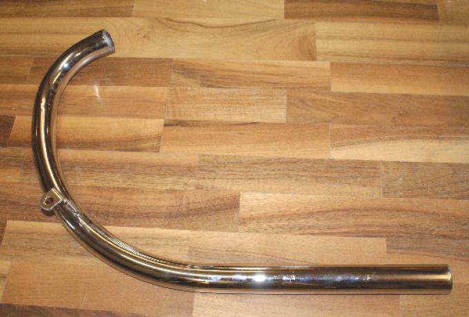 BSA Exhaust Pipe B31/B33 Rigid and Plunger 1 5/8" 1939-54