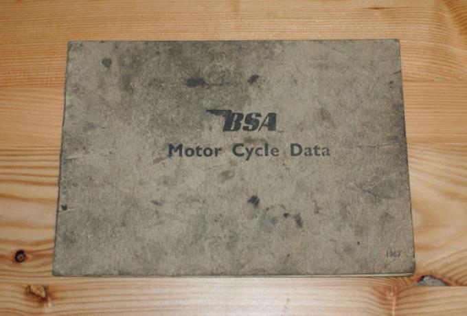BSA Motor Cycle Data