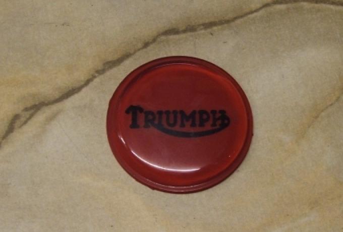 Triumph Benzintankabzeichen rot / schwarz Logo