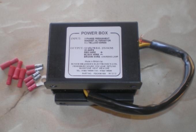 Boyer Power Box f. 3-Phase 3 Wire Alternators 12V neg. earth