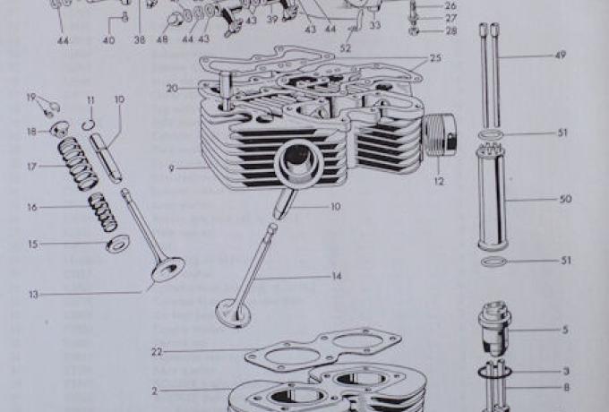 Triumph Replacement Parts Catalogue No. 11 1970, Teilebuch Kopie