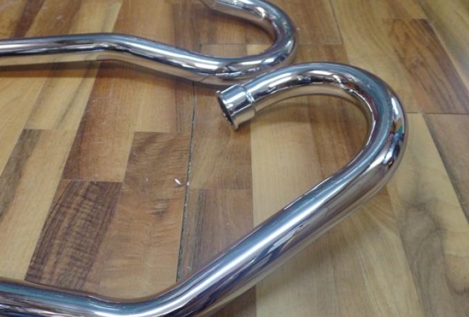 Norton Commando S Exhaust Pipes Highlevel Left Hand Chrome/Pair ...