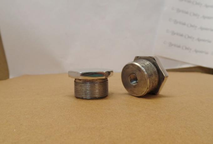 Norton Fork Top Nuts Alloy/Pair