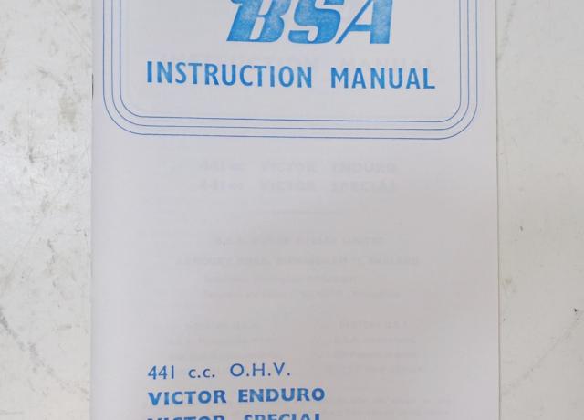 BSA 441CC Victor  Instruction Manual