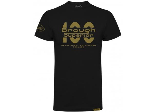 Brough Superior 100 T-Shirt Black Small