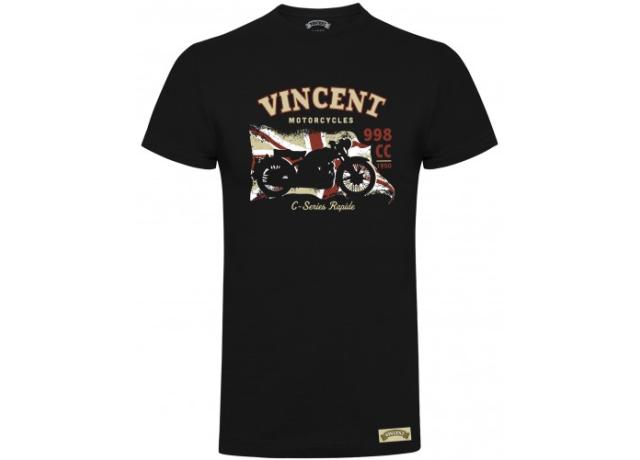 Vincent Rapide T-Shirt Black - Small