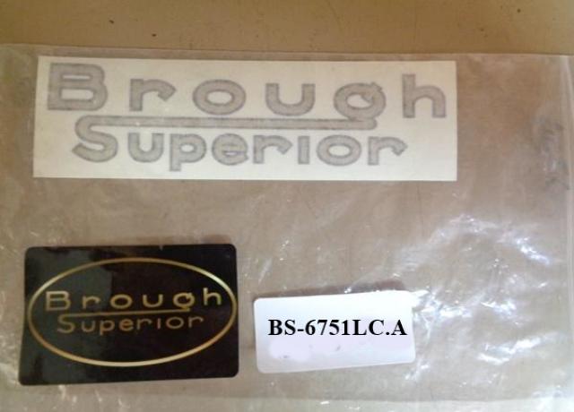 Gold/Black, Brough Superior 164mm x 45mm All Years Made in England 