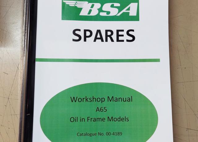BSA Workshop Manual A65 650cc
