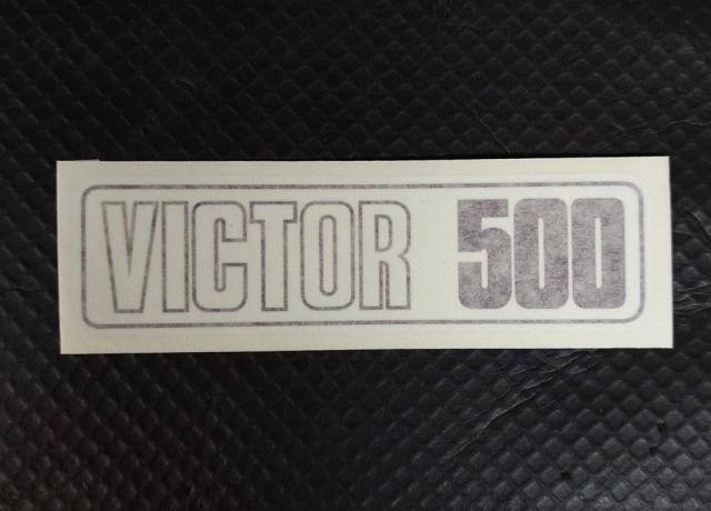 BSA Victor 500 Side Cover Vinyl Transfer / Sticker 