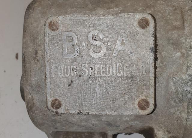 BSA Pre War 4 Speed Gear Box Housing used