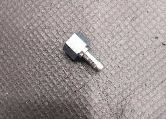 Petrol Tap Nut with Spigot 1/4" Oil Nut. Gas Nut 1/4" Gas. Spigot Nut Tube