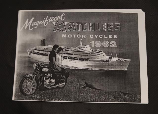 Matchless Motor Cycles 1962 Catalogue copy