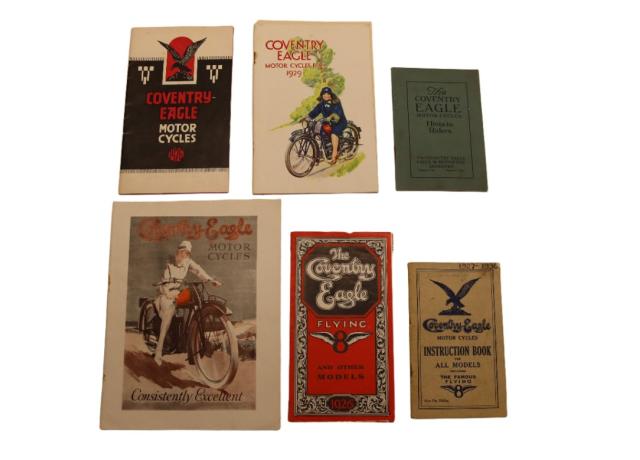 Coventry Eagle Motorcycle Brochures Collection