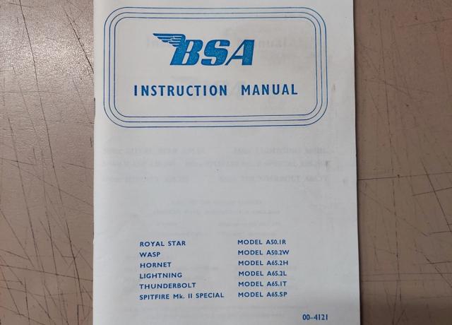 BSA A50 / A65 Owners Handbook