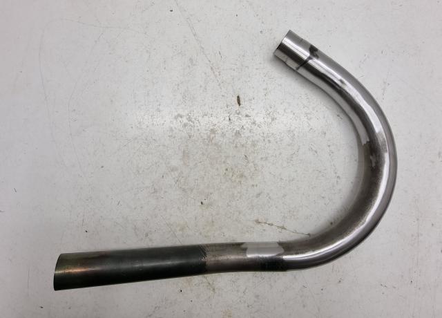 BSA L26 350cc S.V. Exhaust Pipe Bare Metal