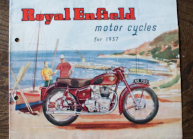 Royal Enfield Motor Cycles for 1957, Brochure