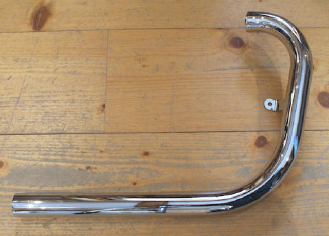 BSA Empire Star 500cc Exhaust Pipe with Bracket 1 7/8" 1939