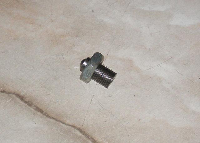 BSA A10/B31 Adjuster Screw + Nut f. Clutch Push Rod 