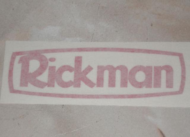 Rickman Sticker for Tank 1960's 