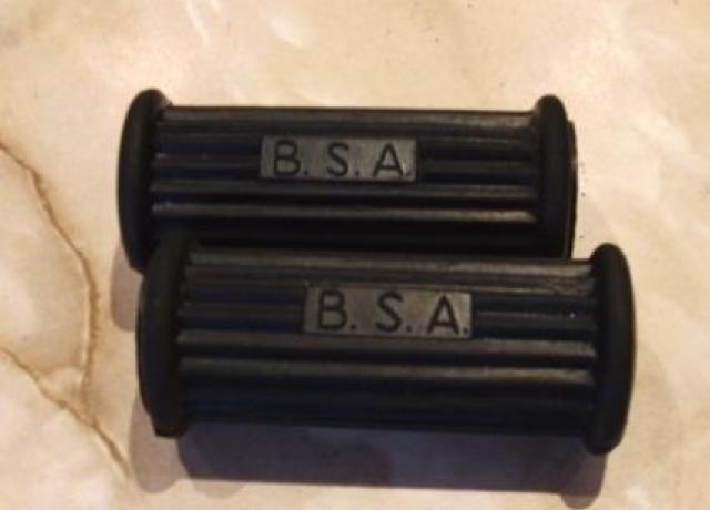 BSA Footrest Rubbers Pre War /Pair