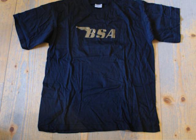 BSA T-Shirt black-gold/ L