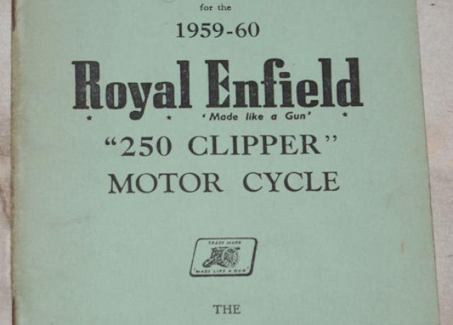 Spare and replacement parts for the 1959-60 Royal Enfield "250 Clipper" Motor cycle