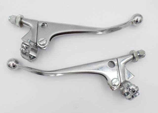 Brake/Clutch Lever long with ball end and adjuster 1" PAIR