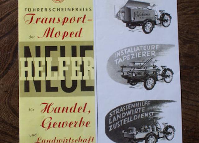 HMW Führerscheinfreies Transport- Moped, Brochure
