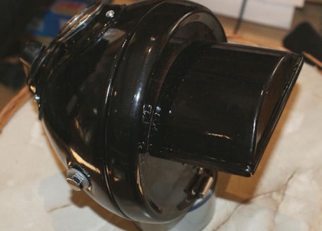 Headlight DU42 6 1/2"/Black, with Black out mask