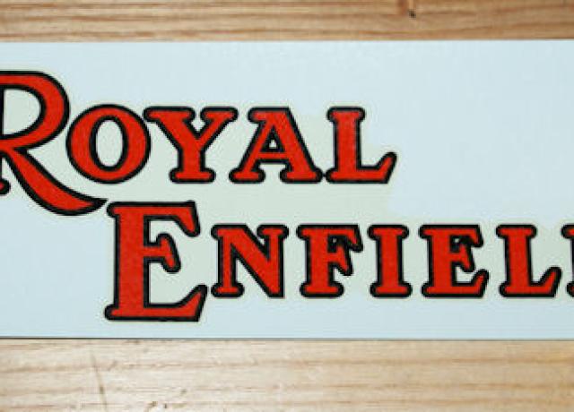 Royal Enfield Transfer for Tank 1936 on