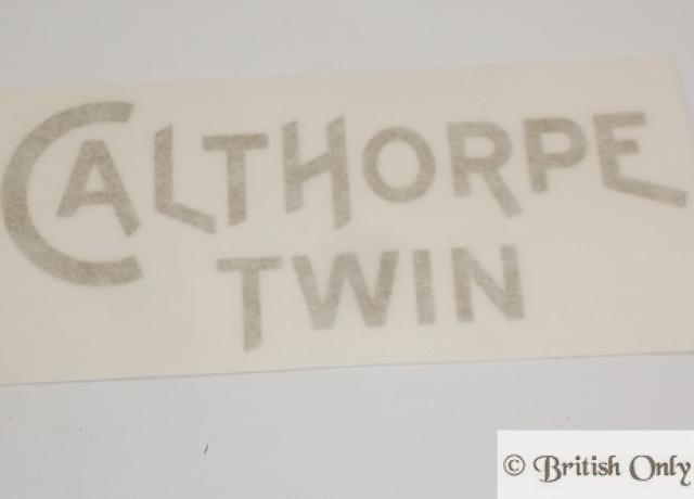 Calthorpe Twin Tank Sticker gold