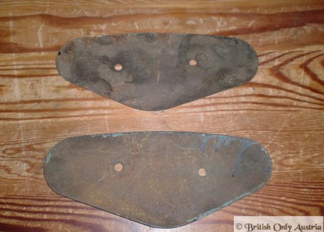 Knee pad Mounting Plate / Pair used