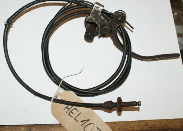 Bsa. Clutch Cable + Lever  used