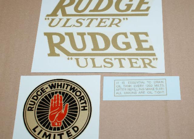 Rudge Ulster 1939 Transfer Set