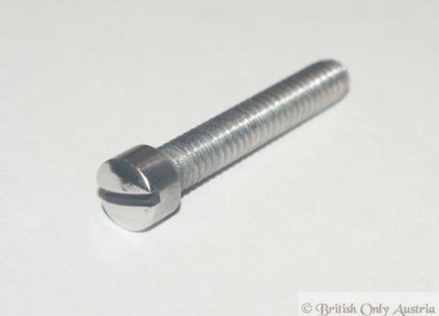 Whitworth Fillister Head Slotted Screw 1/4" x 1 1/2"  UH. SS