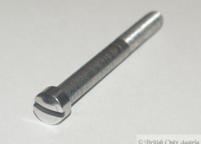 Whitworth Fillister Head Slotted Screw 1/4" x 2 1/2"  UH. SS