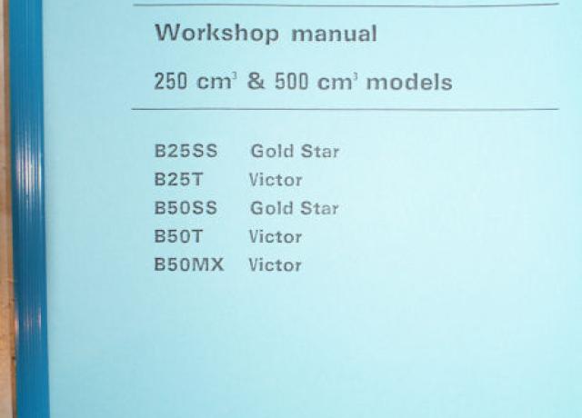 BSA B25/B50 Workshop Manual 1971