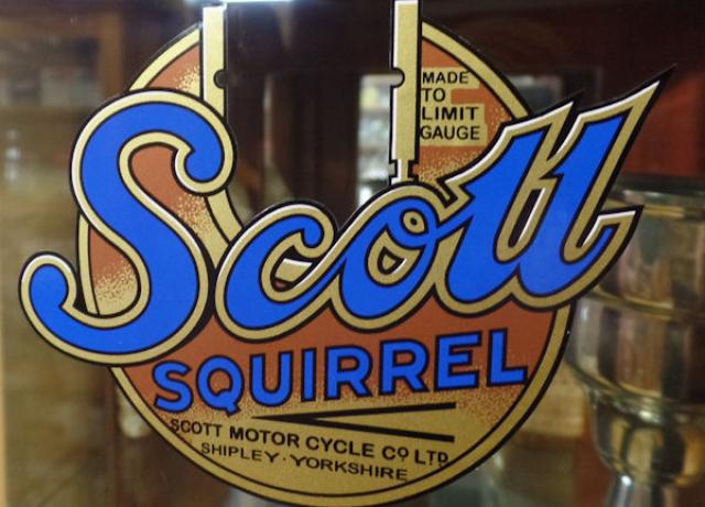 Scott Limit Gauge Squirrel Sticker 1929