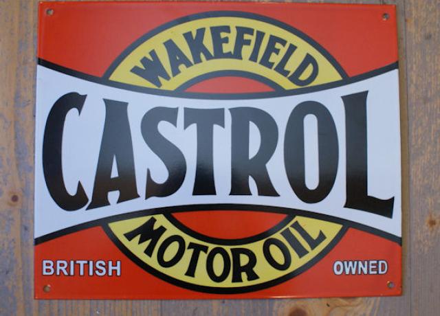 Sign/Wall Plaque "Castrol" 310mm x 380mm